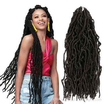 New Locs Crochet Braid Hair faux locs Synthetic Hair 18inch 24inch 36inch Crochet dreadlocs hair